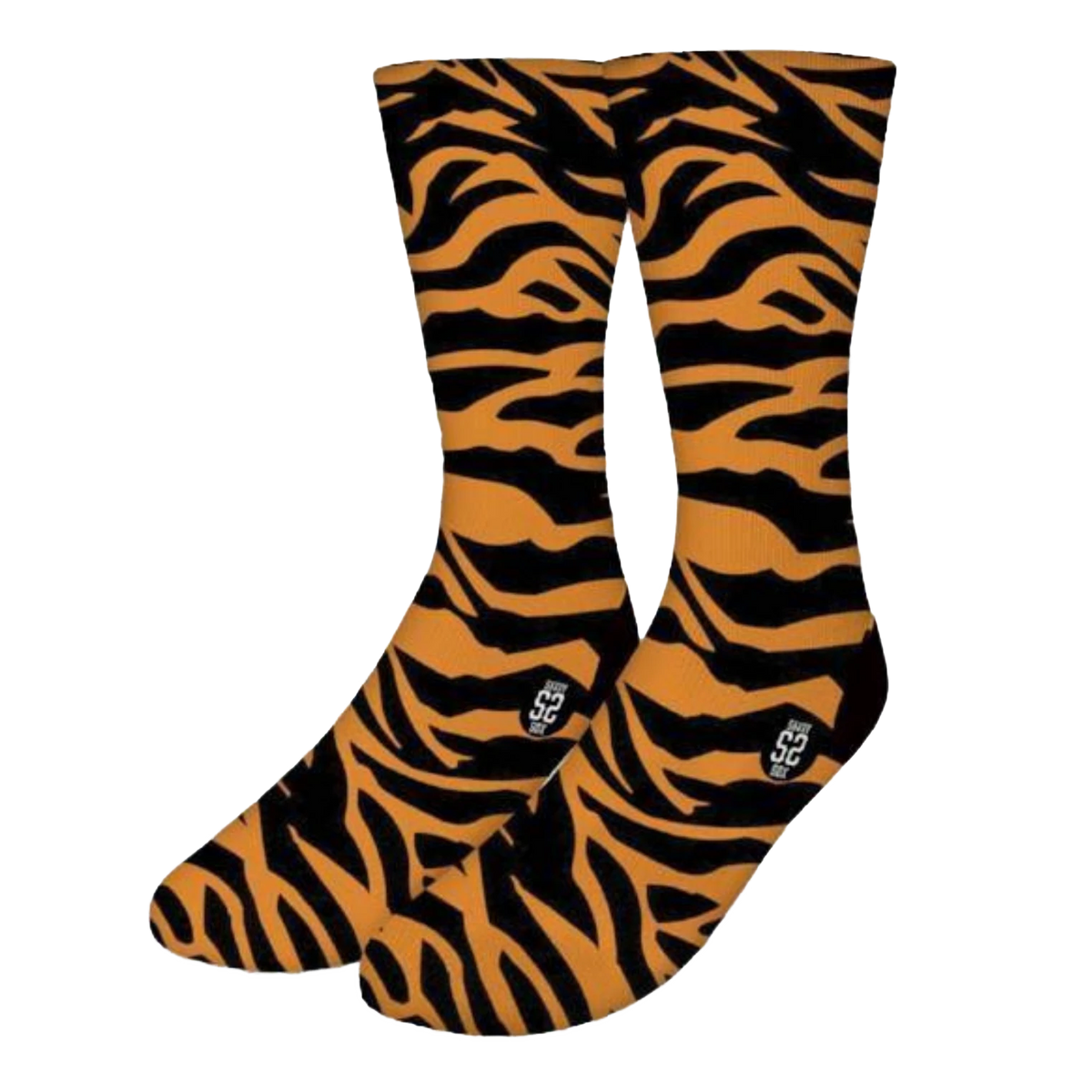 CLASSIC TIGER STRIPES Fun Animal Print Socks - Junior