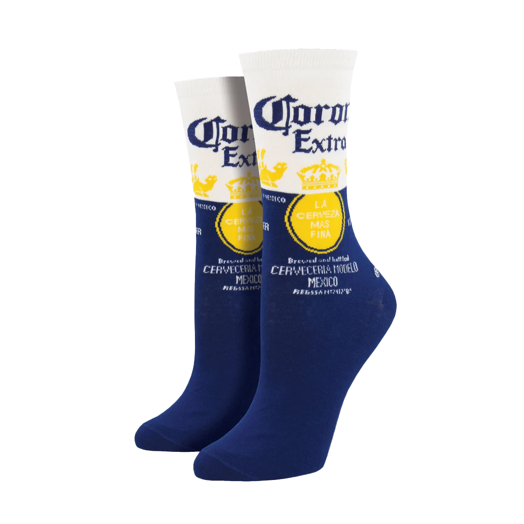 Corona Logo Socks - Corona Blue - Womens