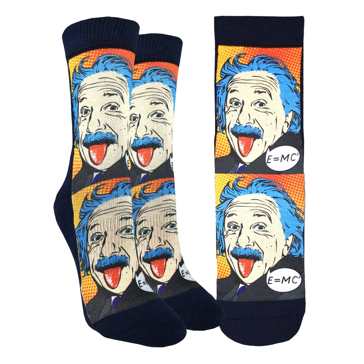 Einstein Pop Art Socks - Womens