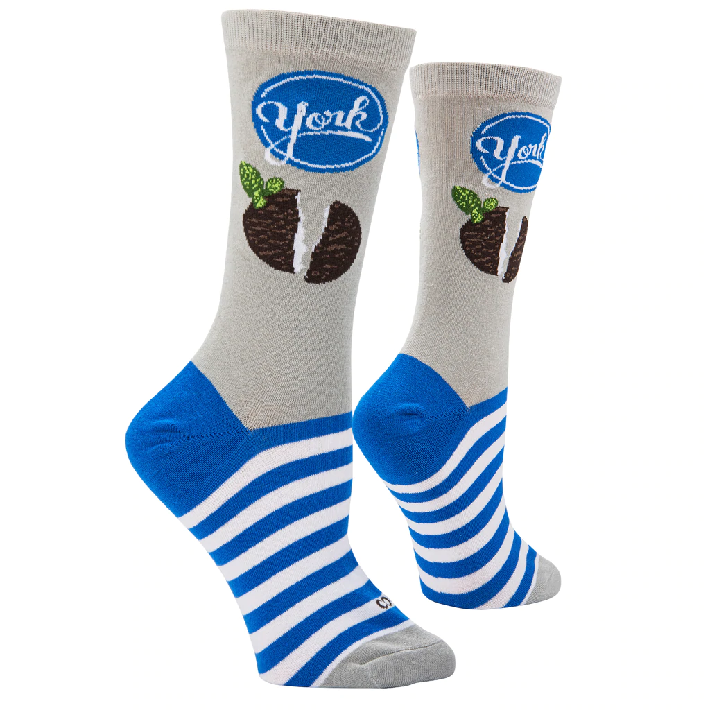York Peppermint Pattie Socks - Womens