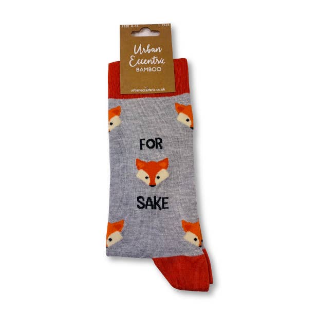 For Fox Sake Bamboo Socks