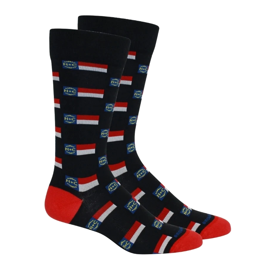 Raleigh (NC Flag) Socks - Navy