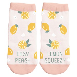 Lemon Ankle Socks  - Women