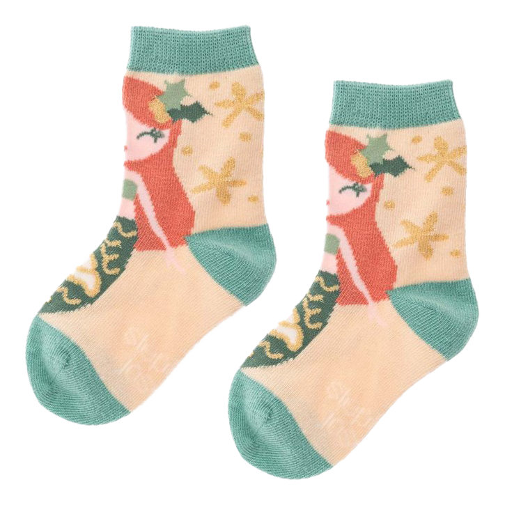 Holiday Socks - Mermaid - Kids Large